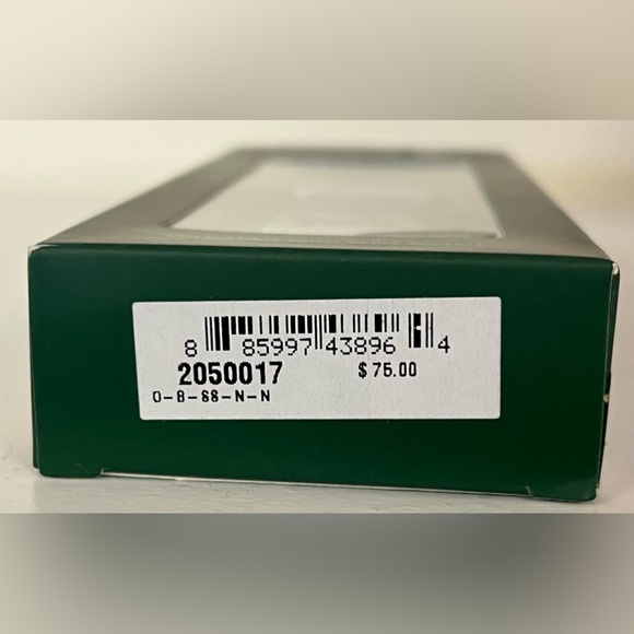 NWT Lacoste Apple Watch Band 42/44MM Blue Alligator Silver Hardware - Picture 2 of 9